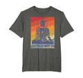 Buddha Let That Shit Go Distressed T-Shirt - Minimalist Print for Adults - T-Shirt, Sweatshirt, Hoodie