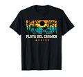 Playa Del Carmen Mexico Sunset Palm T-Shirt - Streetwear Style Men Women - T-Shirt, Sweatshirt, Hoodie