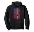 American Hero American Baseball Dad Hoodie - Graphic Print for Adults - T-Shirt, Sweatshirt, Hoodie