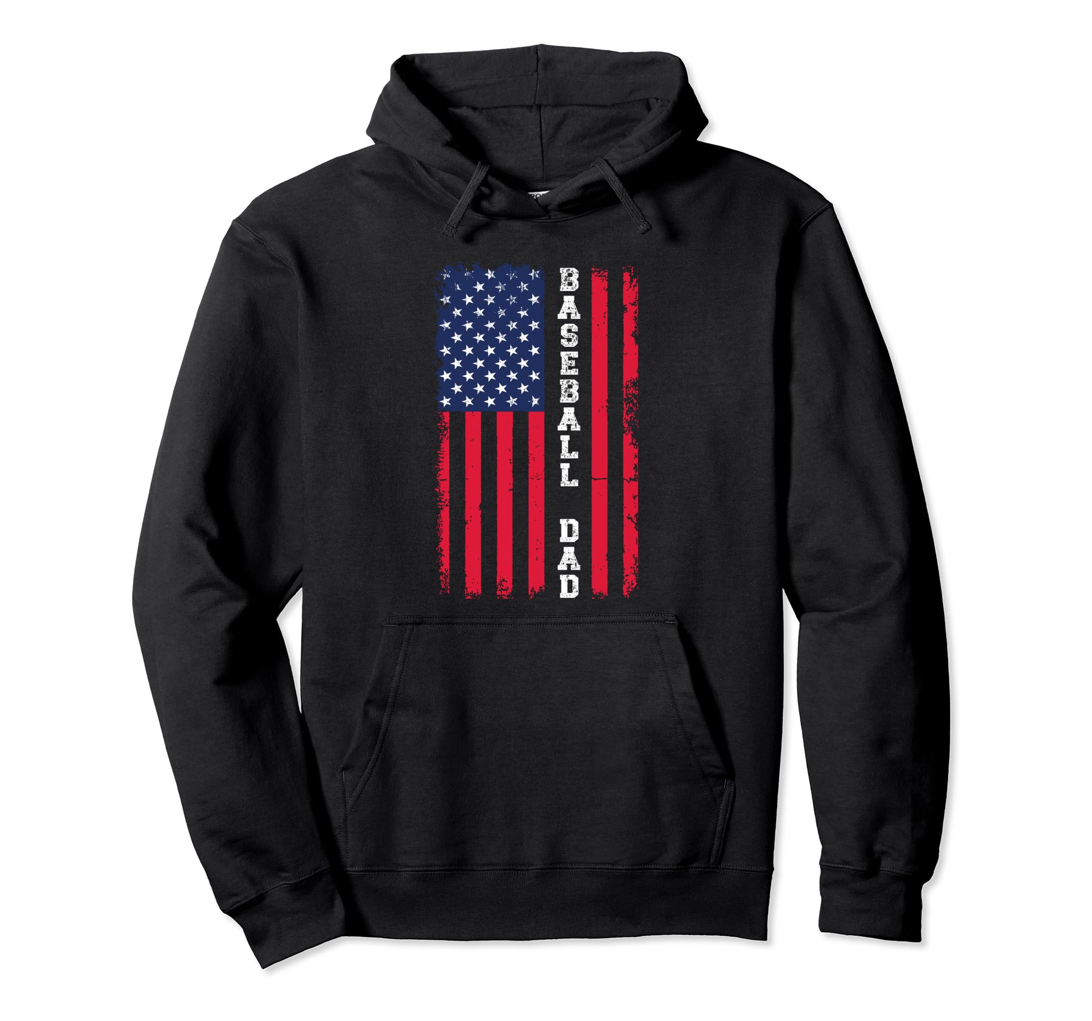 American Hero American Baseball Dad Hoodie - Graphic Print for Adults - T-Shirt, Sweatshirt, Hoodie