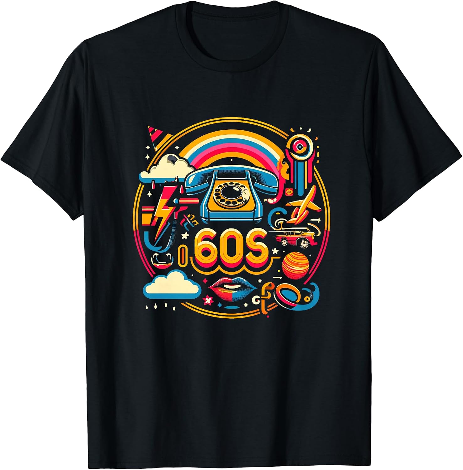 Retro Nostalgia Design Vintage Icons - Adult & Kids T-Shirts, Sweatshirts & Hoodies apparel design preview 1