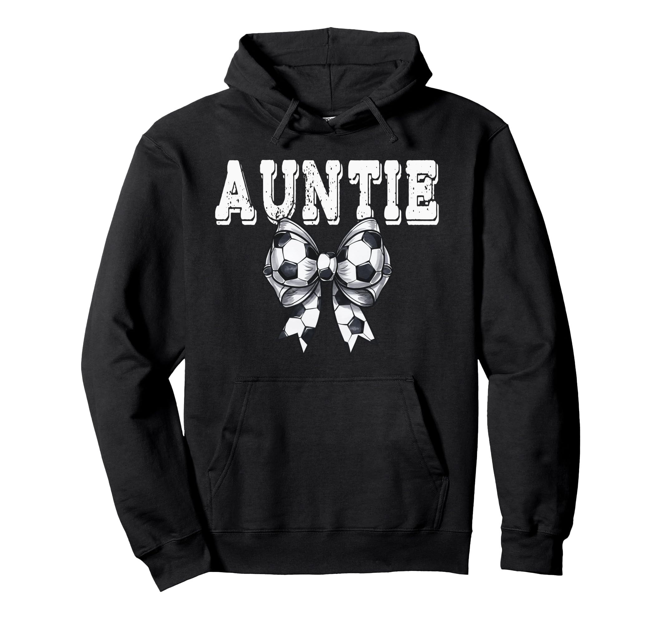 Coquette Soccer Bow Mom Sister Auntie Hoodie - Streetwear Style Unisex - T-Shirt, Sweatshirt, Hoodie