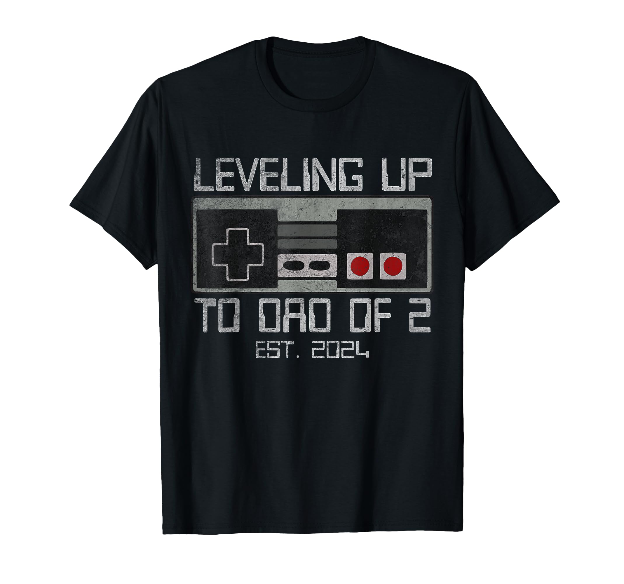 Leveling Up To Dad 2 Daddy Again T-Shirt - Fun Novelty Design for Adults - T-Shirt, Sweatshirt, Hoodie