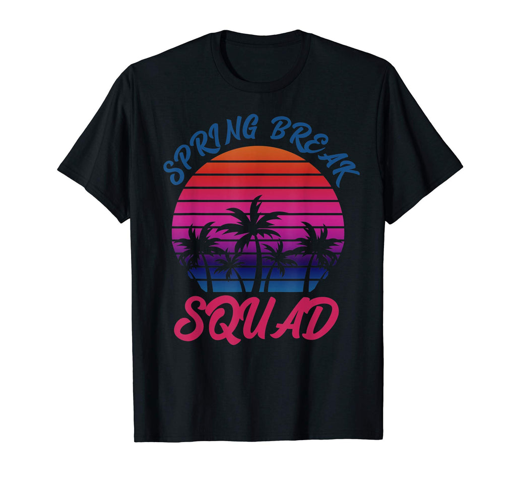 Spring Break Squad 2021 Sunset T-Shirt - Casual Everyday Wear Unisex - T-Shirt, Sweatshirt, Hoodie