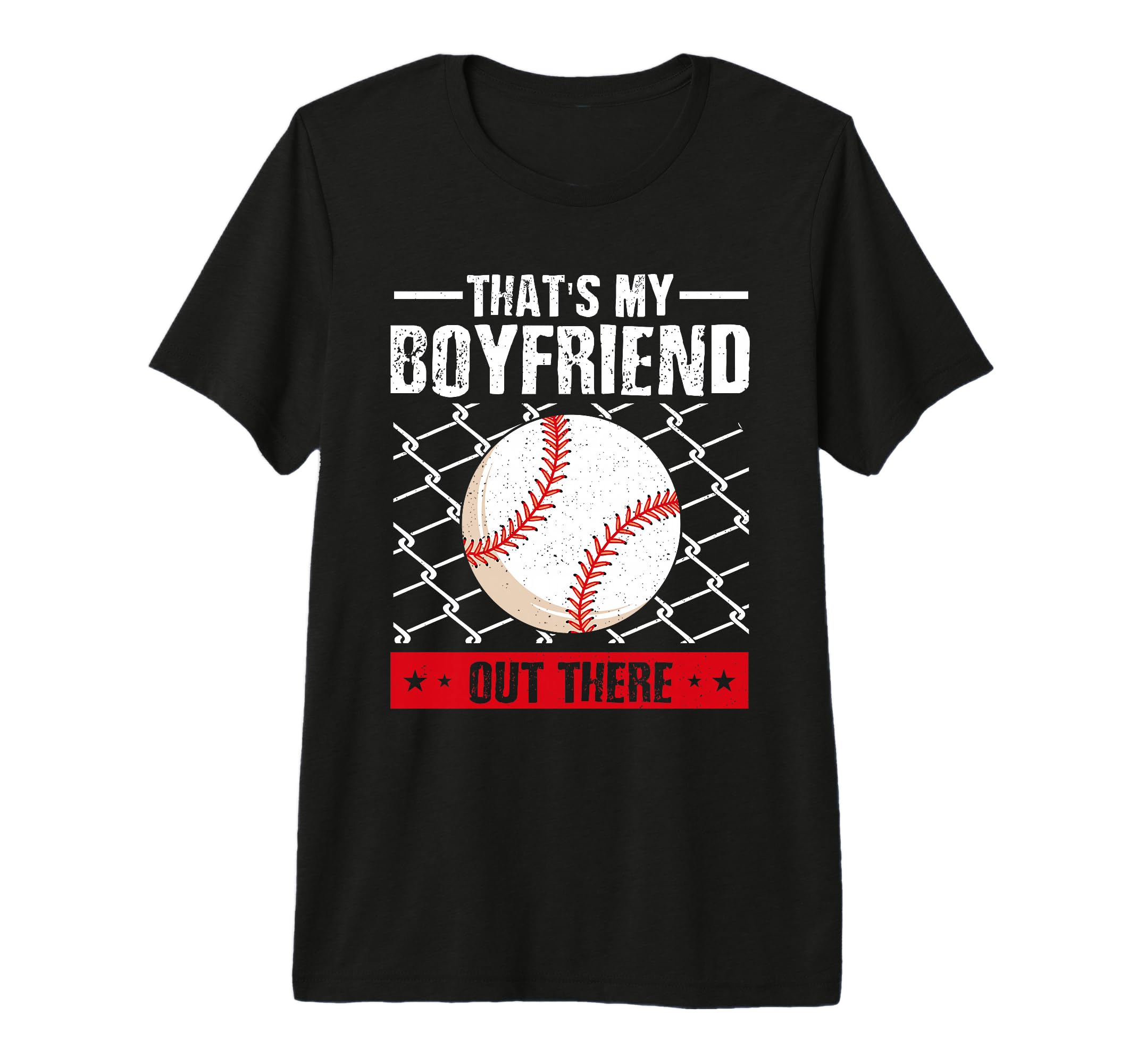 Catchers Pitcher Boyfriend Baseball T-Shirt - Graphic Print for Adults - T-Shirt, Sweatshirt, Hoodie