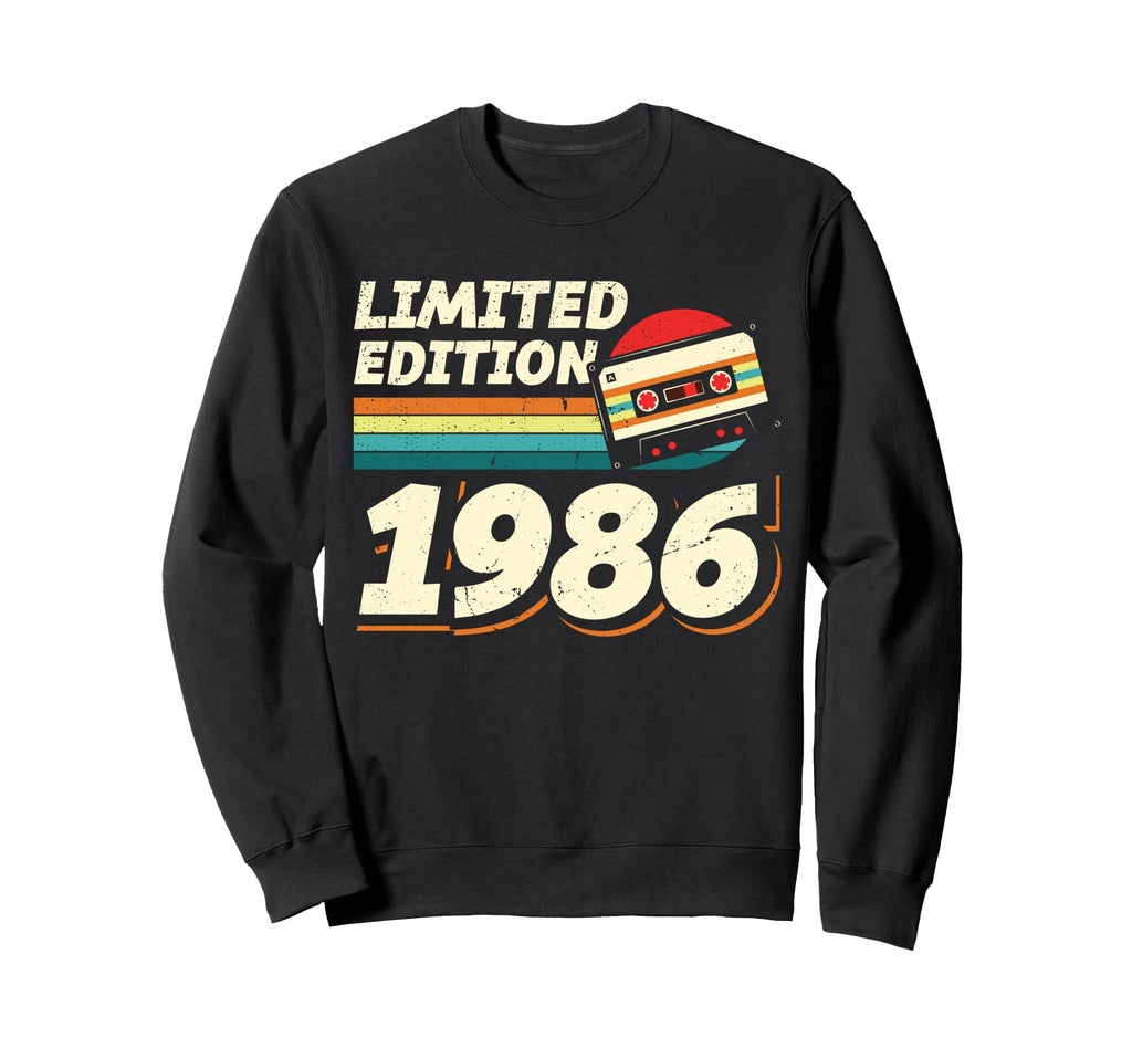 1986 Cassette Tape 38Th Birthday Sweatshirt - Novelty Apparel Men Women - T-Shirt, Sweatshirt, Hoodie