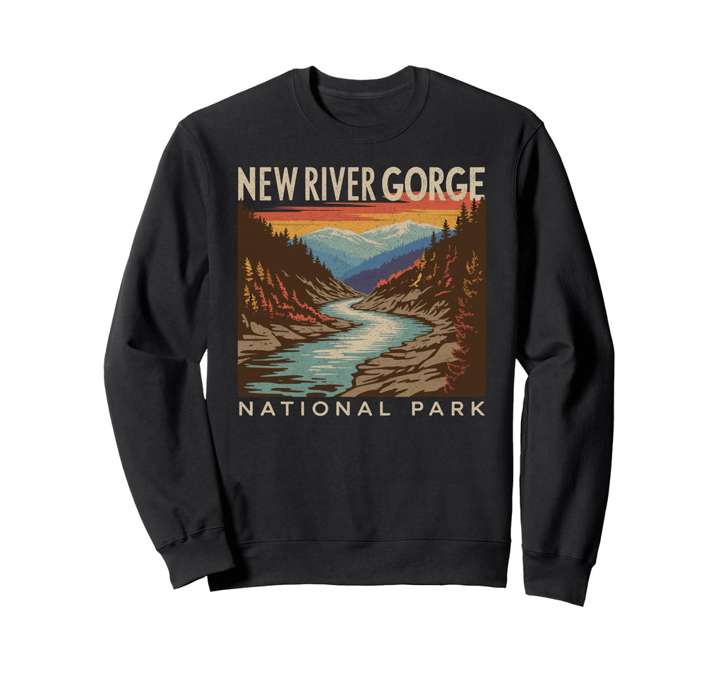 New River Gorge National Park Bridge Sweatshirt - Unique Graphic Unisex - T-Shirt, Sweatshirt, Hoodie