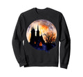 Occult Castle Reaper Art Goths Sweatshirt - Custom Art Print for Adults - T-Shirt, Sweatshirt, Hoodie