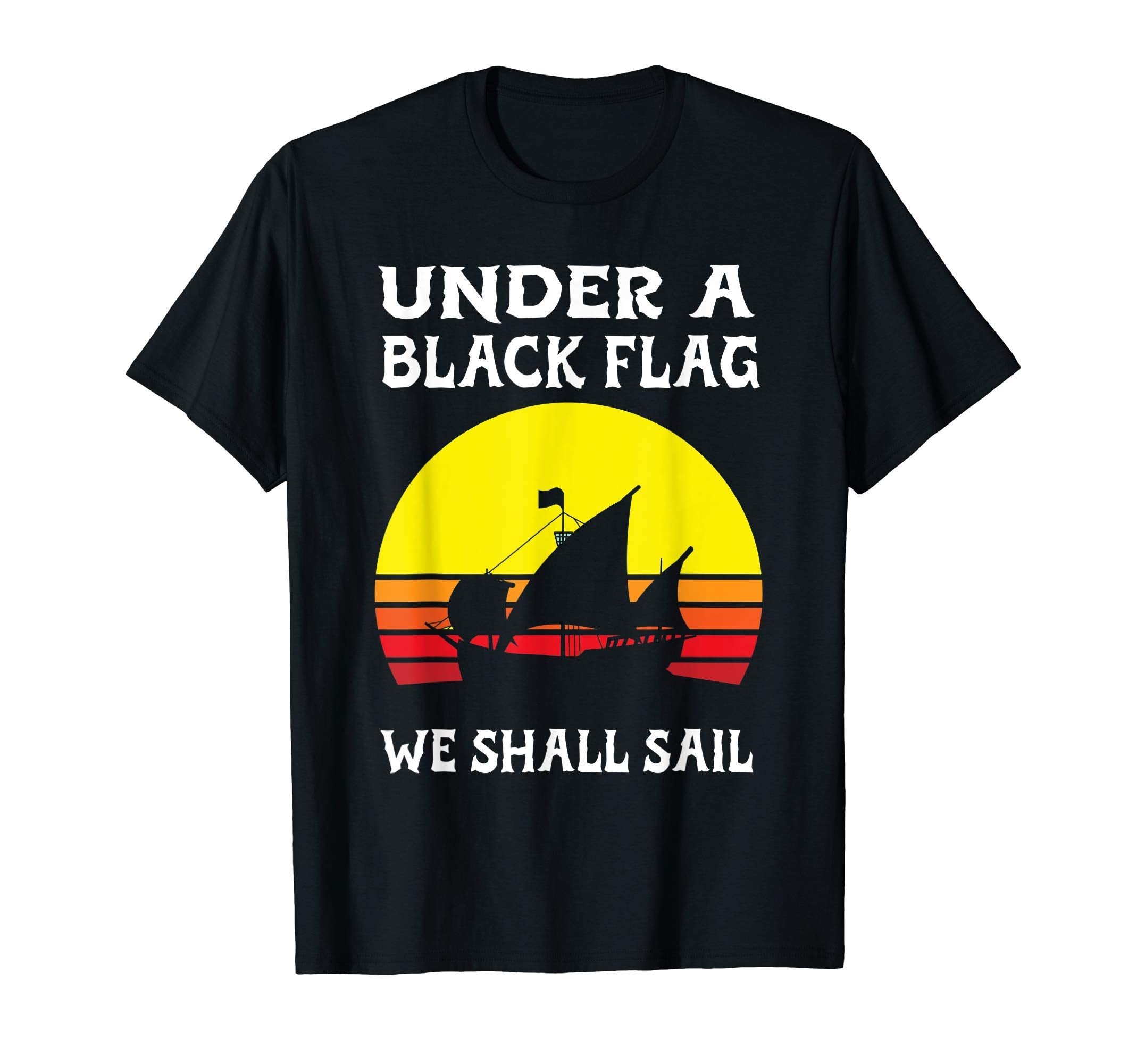Pirate Sunset T-Shirt - Custom Art Print for Adults - T-Shirt, Sweatshirt, Hoodie