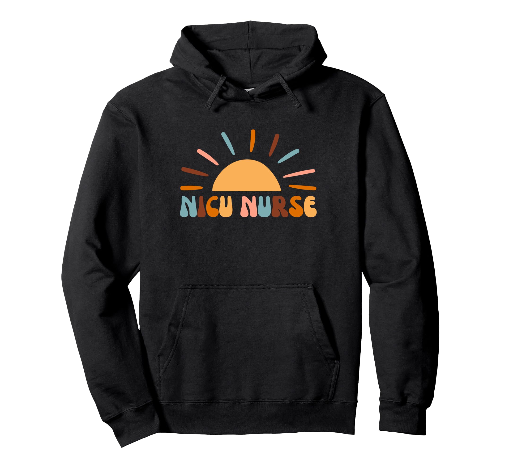 Nicu Nurse Icu Sun Sunshine Boho Hoodie - Custom Art Print Men Women - T-Shirt, Sweatshirt, Hoodie