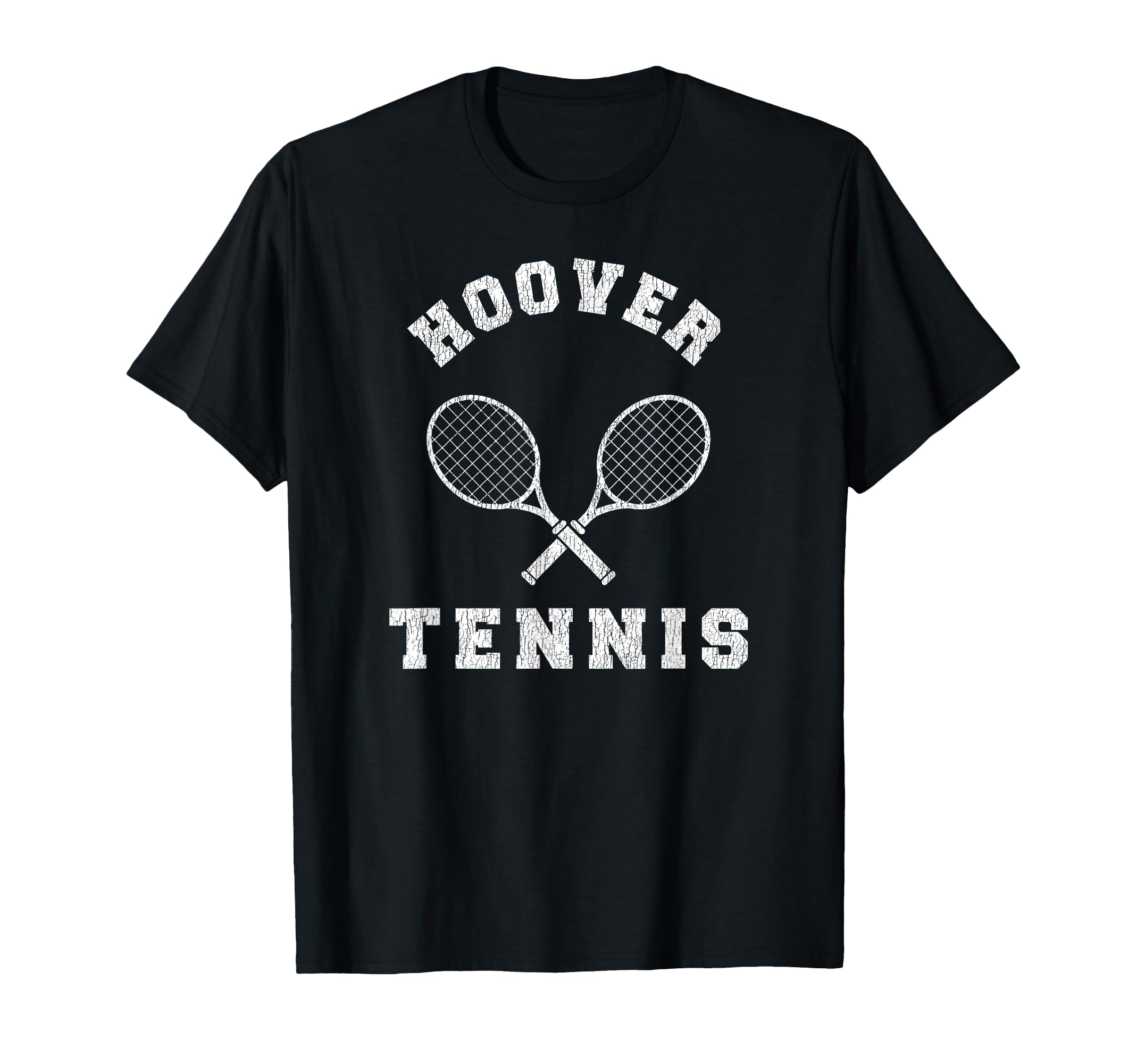 Hoover Tennis Team Distressed 90S Vibe T-Shirt - Unique Graphic for Adults - T-Shirt, Sweatshirt, Hoodie