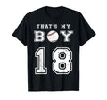 Thats My Baseball 18 Jersey Number Mom T-Shirt - Custom Art Print Unisex - T-Shirt, Sweatshirt, Hoodie