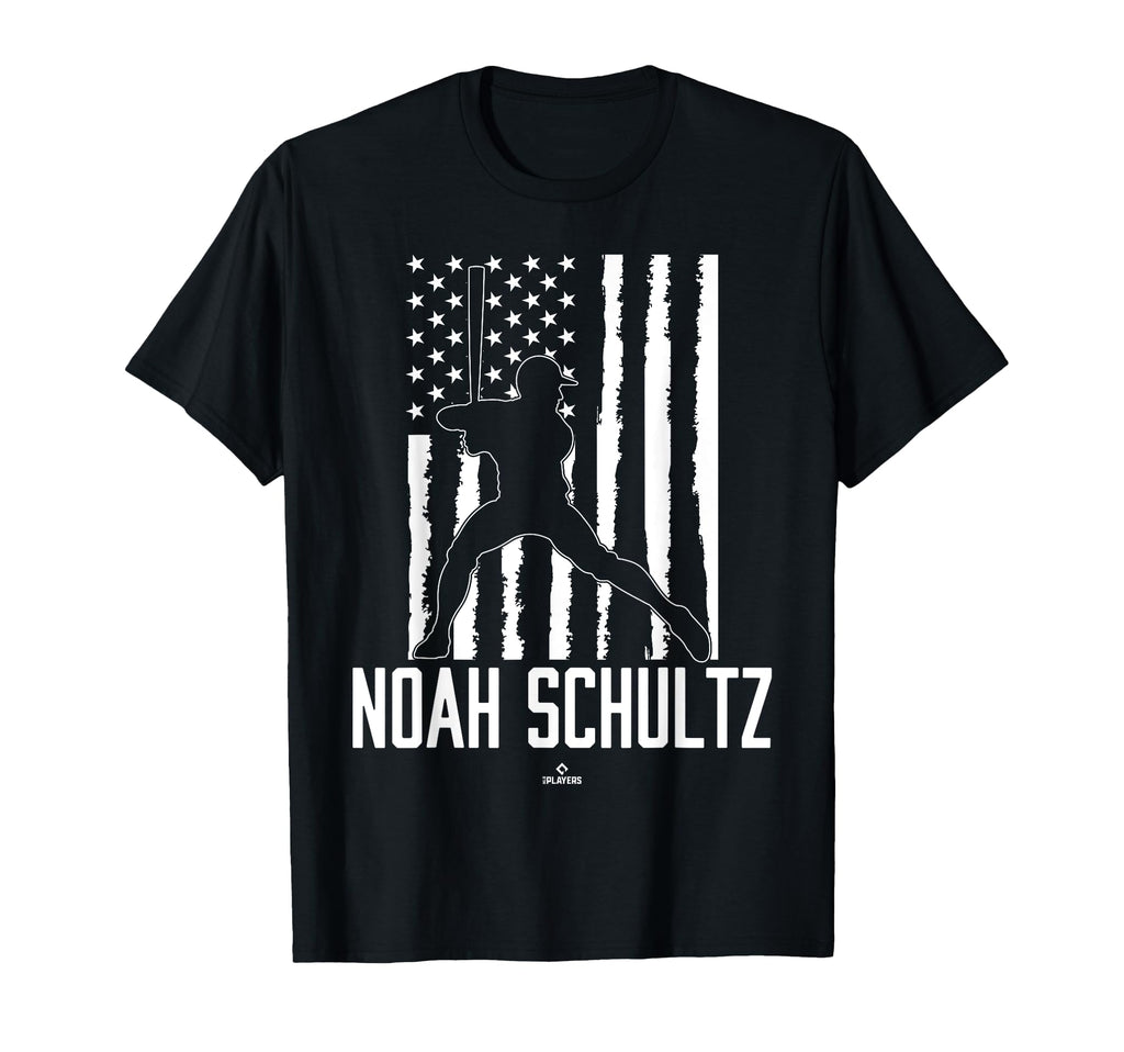 Distressed Flag Swing Noah Schultz T-Shirt - Minimalist Print for Adults - T-Shirt, Sweatshirt, Hoodie