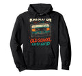 Raised Old School Hip Hop Cassette 90S Hoodie - Minimalist Print Unisex - T-Shirt, Sweatshirt, Hoodie