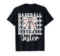 Baseball Sister Baseball Coquette Bow T-Shirt - Aesthetic Graphic Unisex - T-Shirt, Sweatshirt, Hoodie