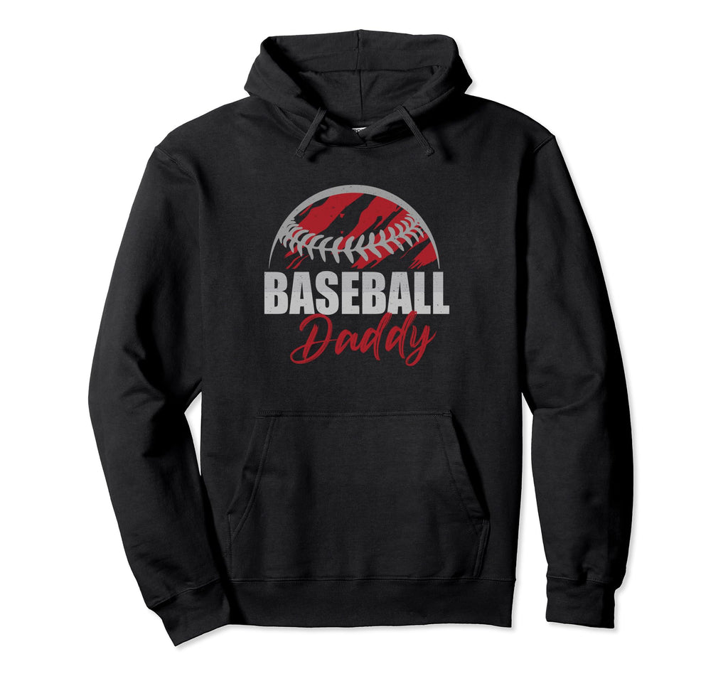 Baseball Daddy Life Gifts Fathers Day Hoodie - Minimalist Print Men Women - T-Shirt, Sweatshirt, Hoodie