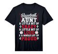 Mens Baseball Aunt Crazy Loud T-Shirt - Fun Novelty Design Men Women - T-Shirt, Sweatshirt, Hoodie