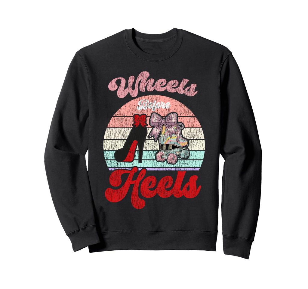 Roller Skating Skate 1970S Wheels Sweatshirt - Novelty Apparel for Adults - T-Shirt, Sweatshirt, Hoodie