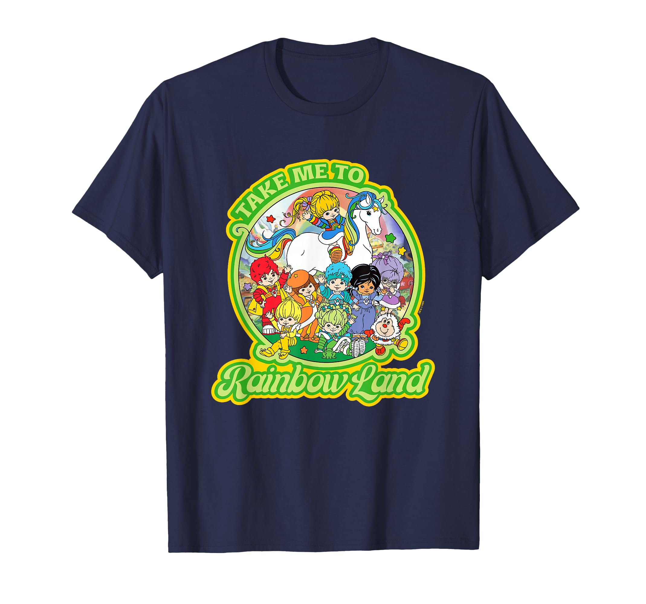Rainbow Brite Take Me To Rainbow Land T-Shirt - Trendy Graphic for Adults - T-Shirt, Sweatshirt, Hoodie