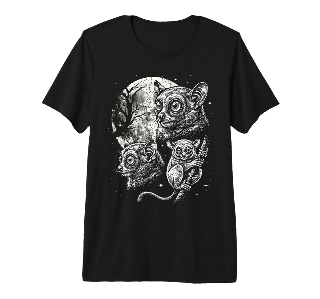 Tarsier 90S Aesthetic Y2K Tarsier Tri T-Shirt - Custom Art Print Unisex - T-Shirt, Sweatshirt, Hoodie