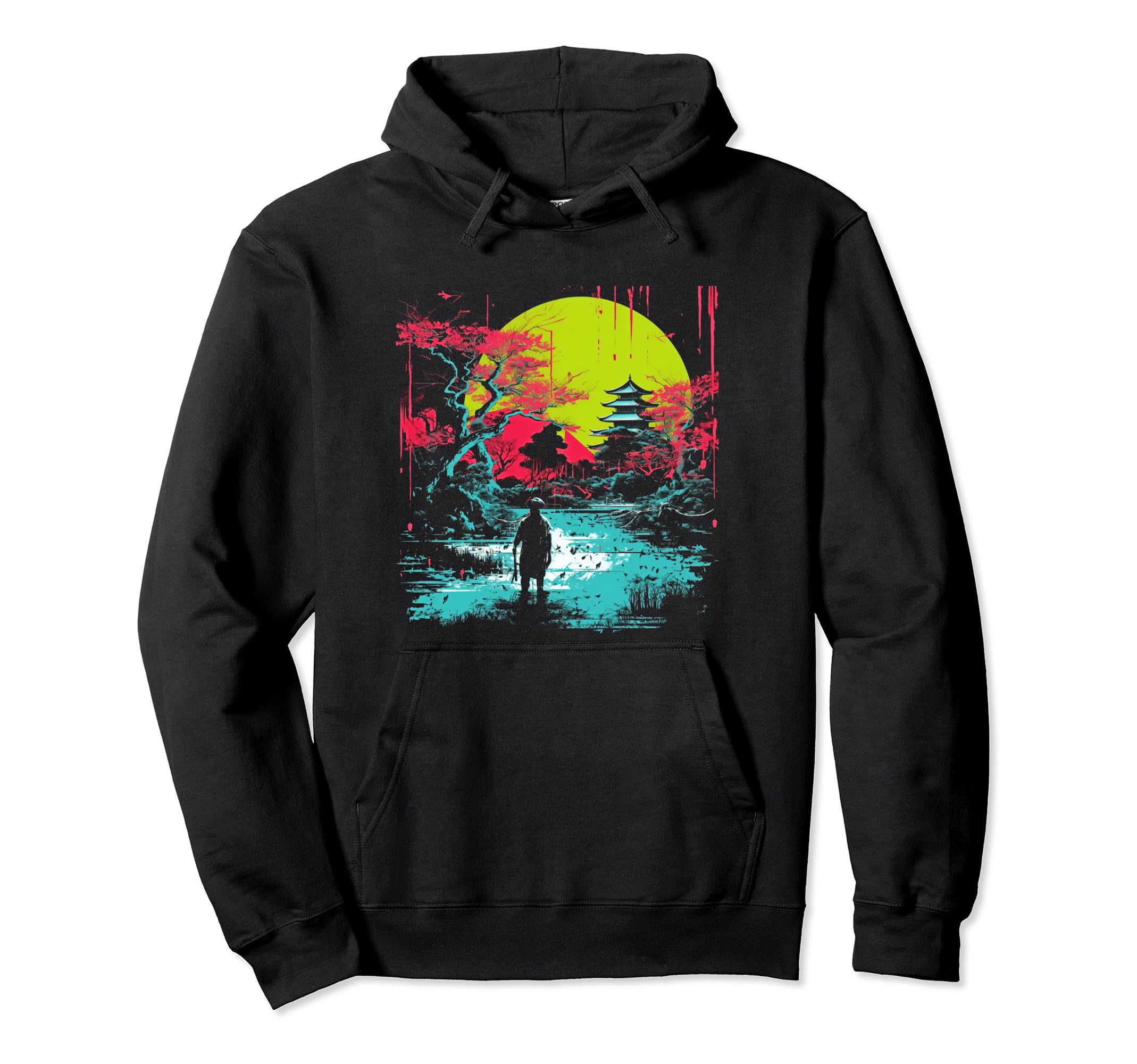 Japanese Aesthetic Y2K Samurai 7 Hoodie - Fun Novelty Design for Adults - T-Shirt, Sweatshirt, Hoodie