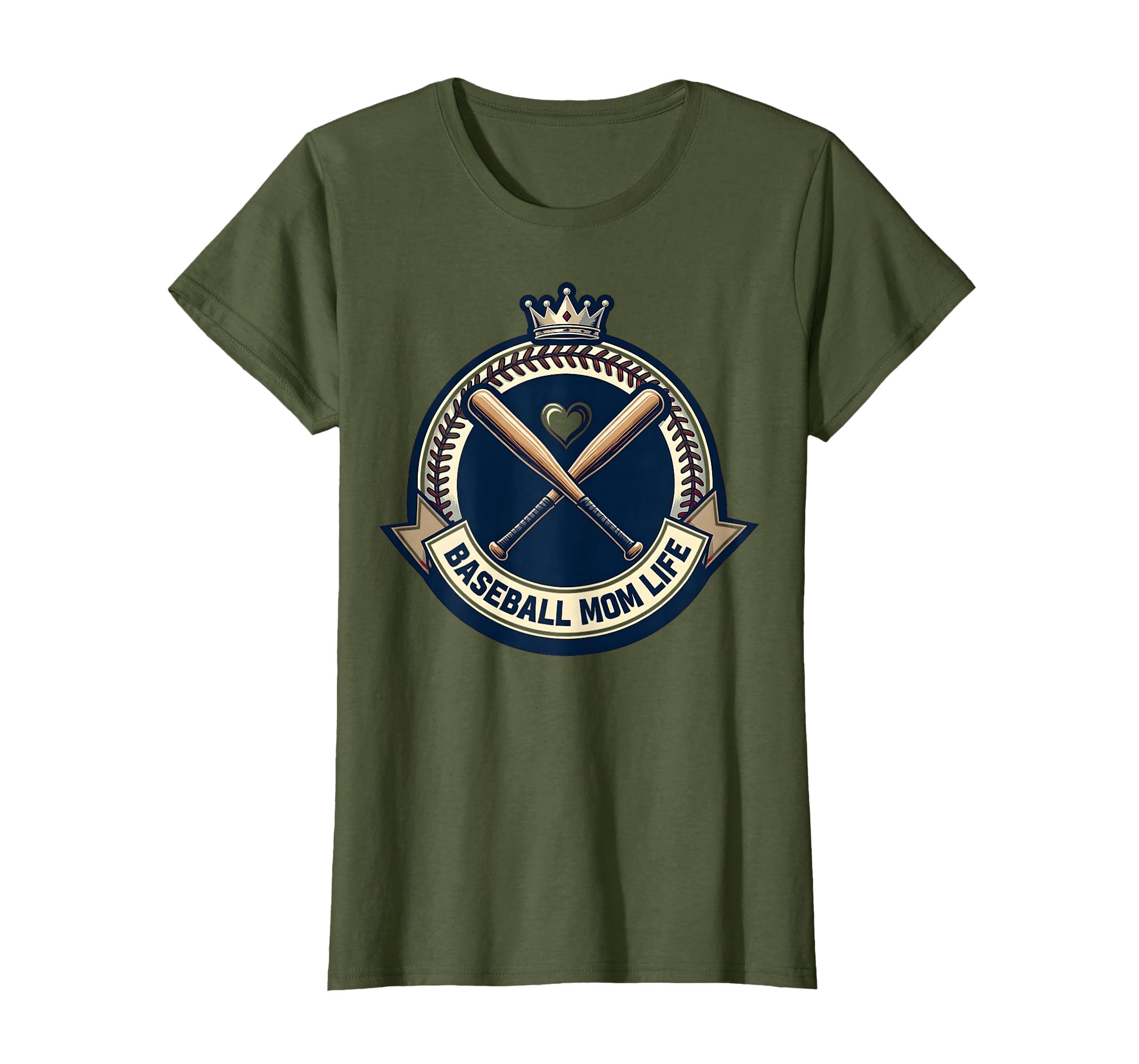 Baseball Mom Life T-Shirt - Graphic Print Unisex - T-Shirt, Sweatshirt, Hoodie