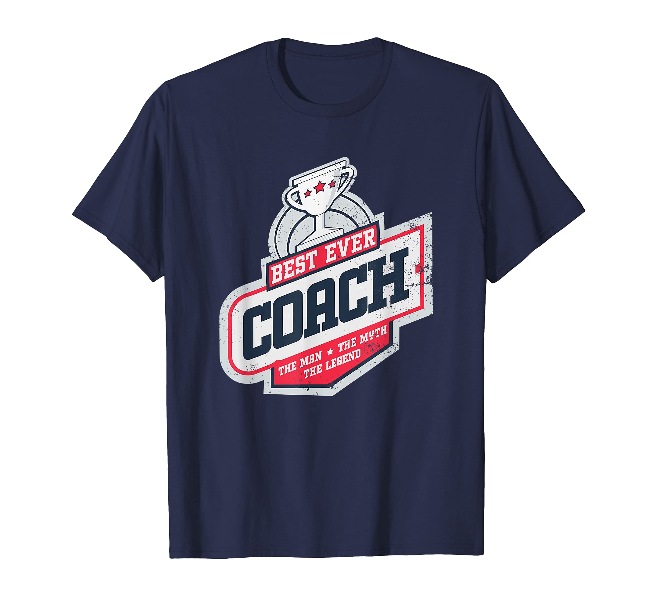 Mens Coach Myth Legend Baseball Dad T-Shirt - Trendy Graphic Men Women - T-Shirt, Sweatshirt, Hoodie