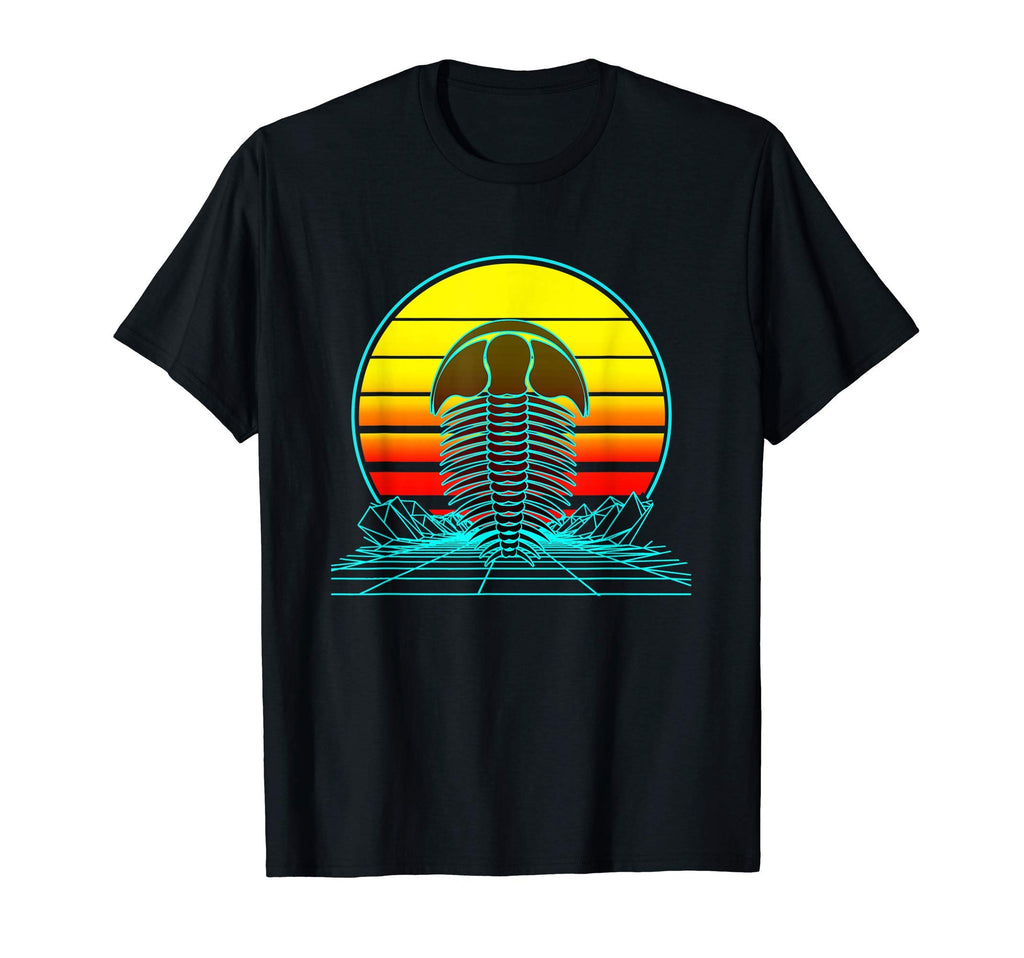 Sunset Trilobite T-Shirt - Fun Novelty Design for Adults - T-Shirt, Sweatshirt, Hoodie