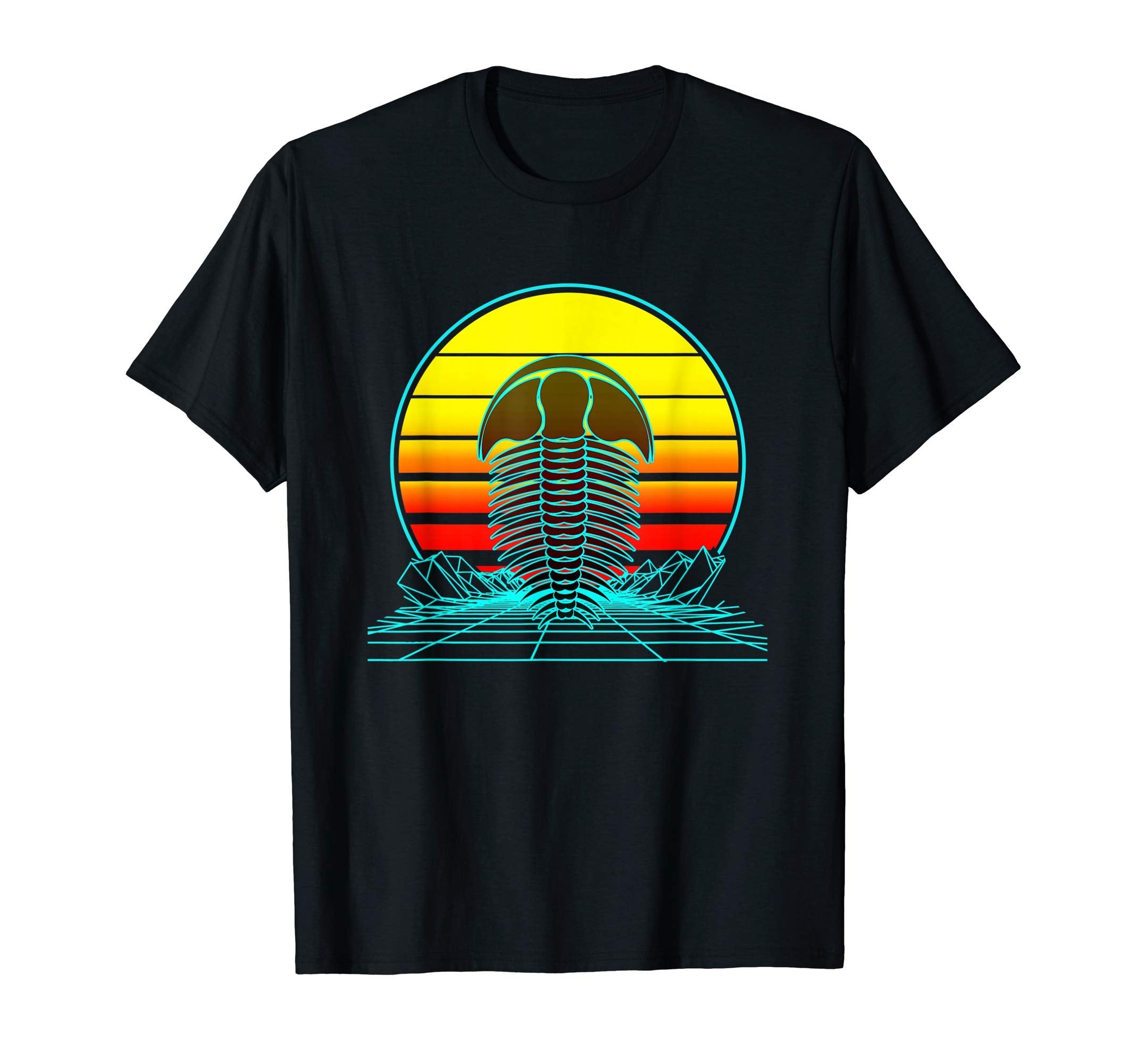 Sunset Trilobite T-Shirt - Fun Novelty Design for Adults - T-Shirt, Sweatshirt, Hoodie