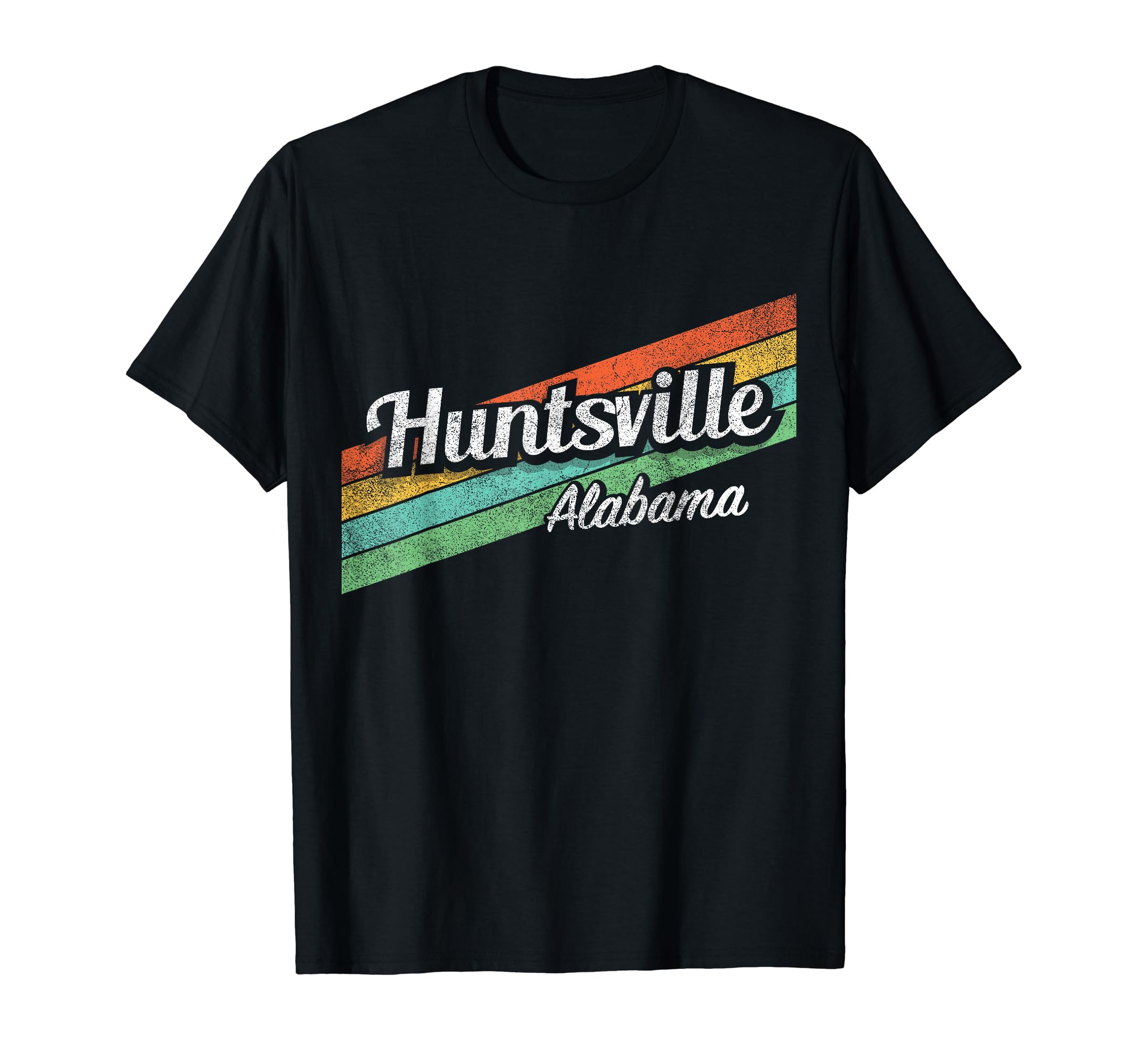Huntsville Alabama Distressed T-Shirt - Minimalist Print Men Women - T-Shirt, Sweatshirt, Hoodie