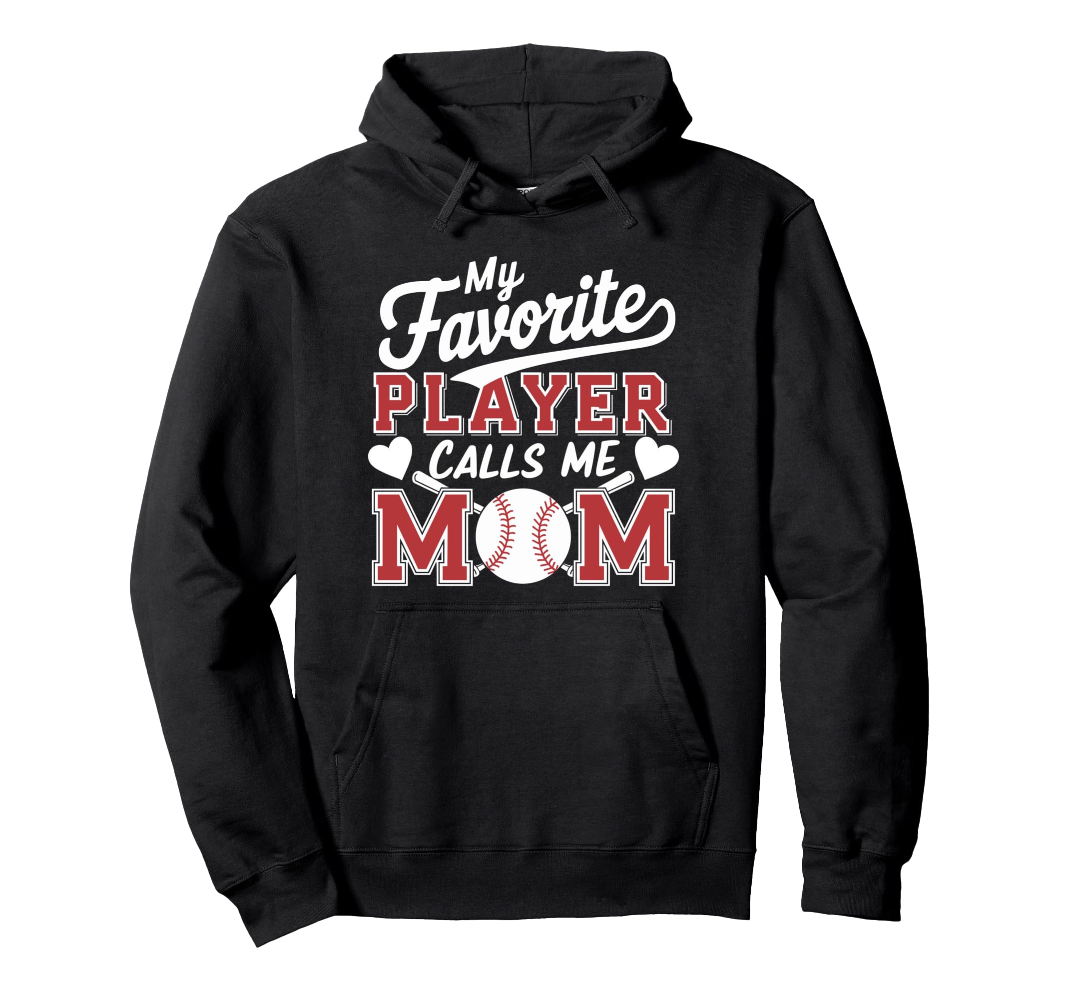 My Favorite Baseball Player Calls Hoodie - Casual Everyday Wear for Adults - T-Shirt, Sweatshirt, Hoodie