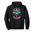 Baseball Dance Mom Busy Raising Ballers Hoodie - Graphic Print Unisex - T-Shirt, Sweatshirt, Hoodie