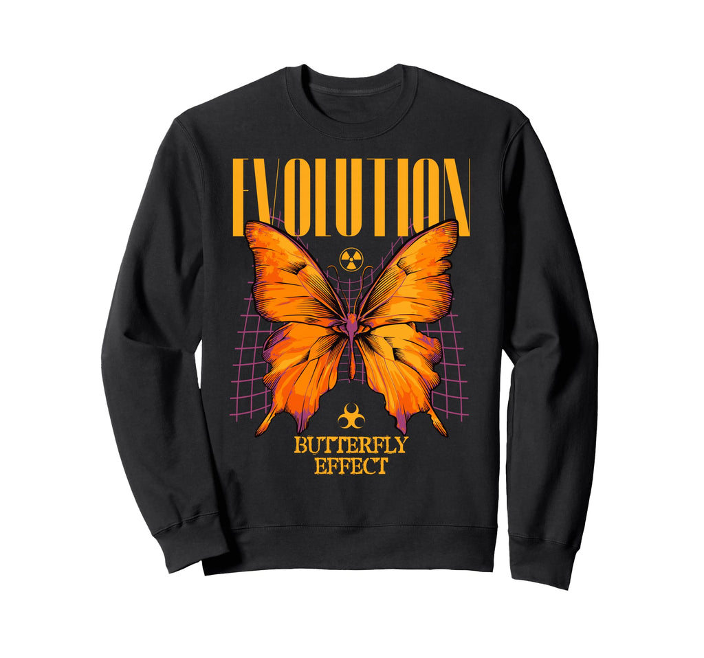 Y2K Evolution Bold Urban Sweatshirt - Fun Novelty Design for Adults - T-Shirt, Sweatshirt, Hoodie