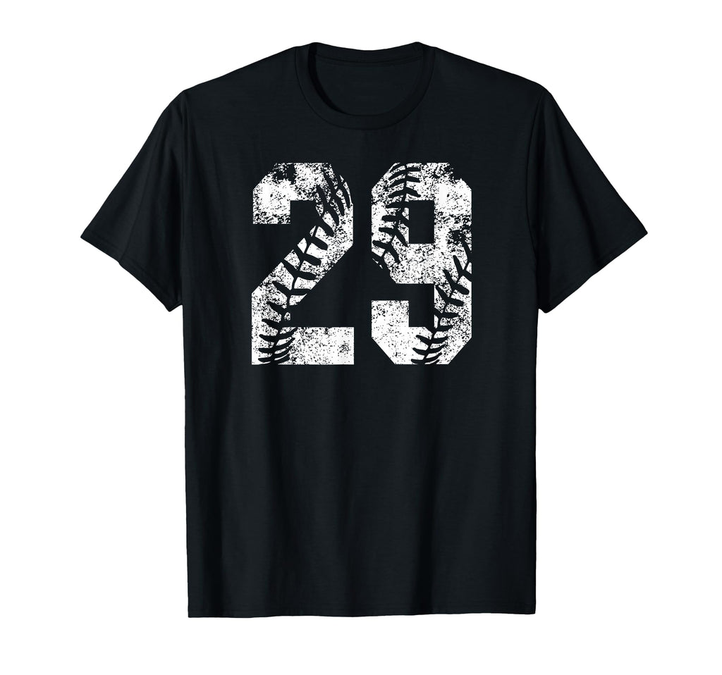 White Baseball Number 29 Jersey Player T-Shirt - Trendy Graphic Unisex - T-Shirt, Sweatshirt, Hoodie