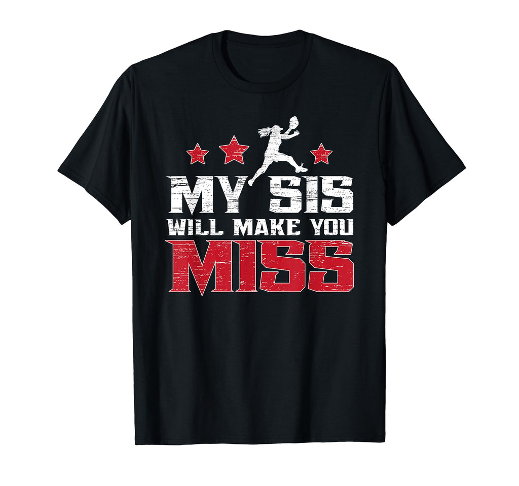 My Sis Baseball Pitcher Brother T-Shirt - Unique Graphic Men Women - T-Shirt, Sweatshirt, Hoodie
