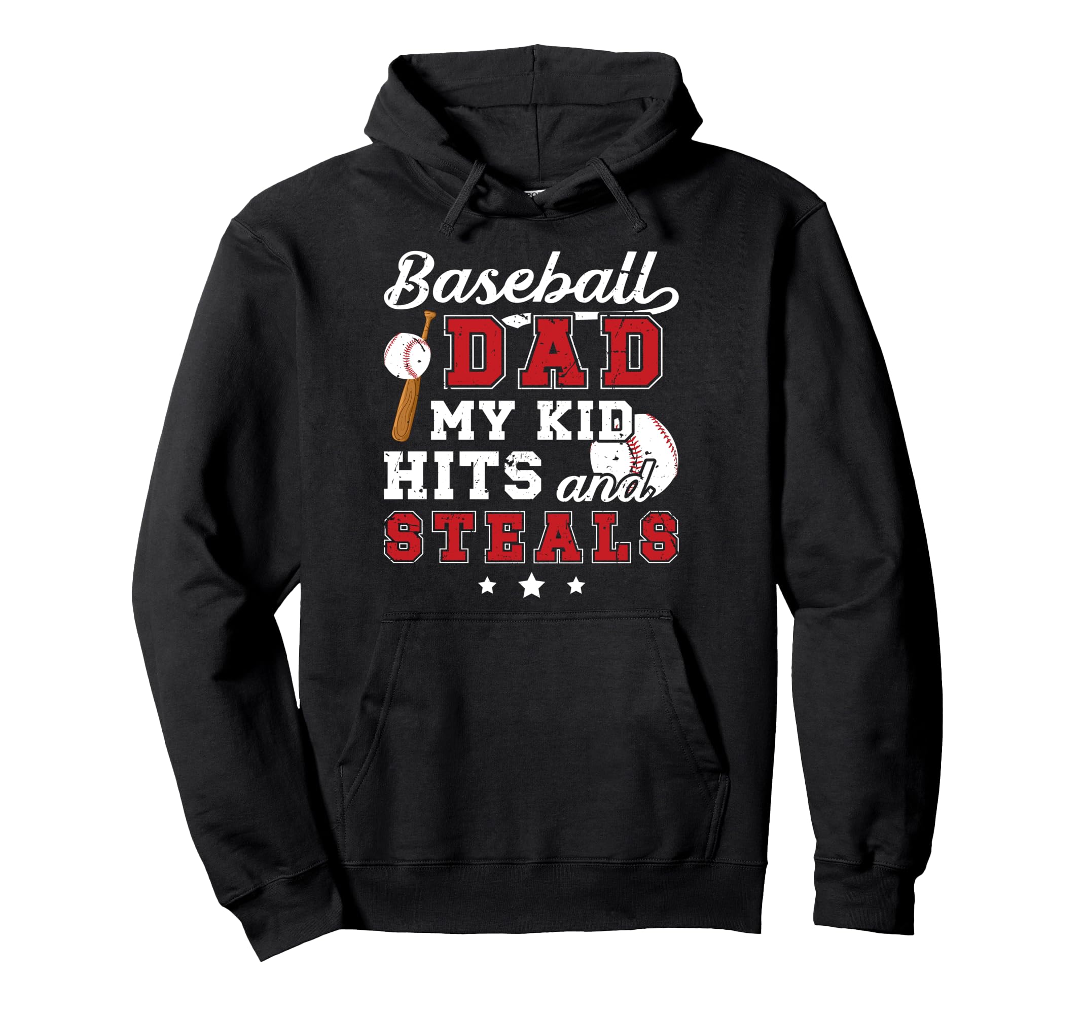 Funny Baseball Dad Baseball Player Dad Hoodie - Minimalist Print Men Women - T-Shirt, Sweatshirt, Hoodie