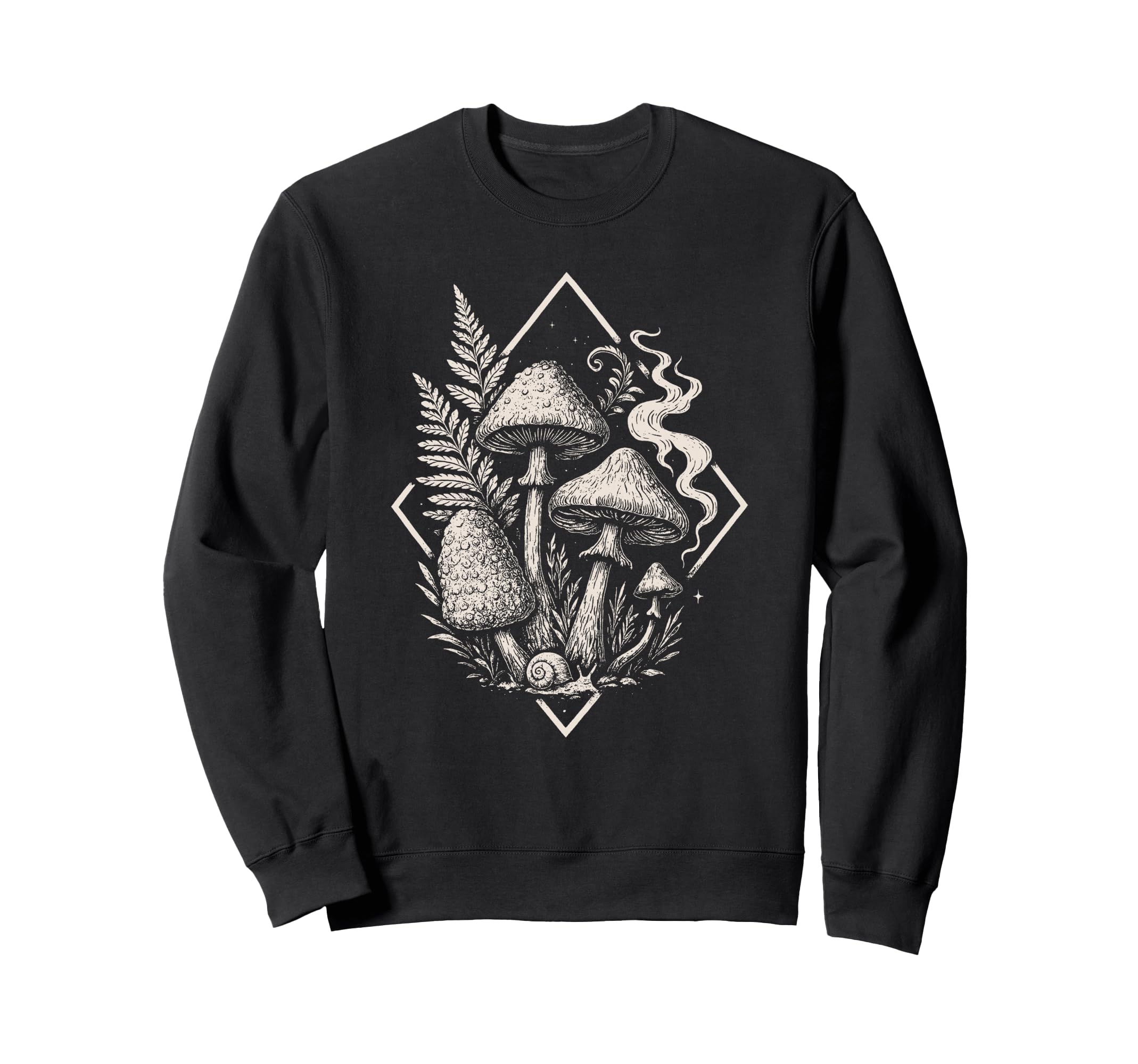 Mushroom Mushrooms Goblincore Grunge Sweatshirt - Graphic Print Men Women - T-Shirt, Sweatshirt, Hoodie