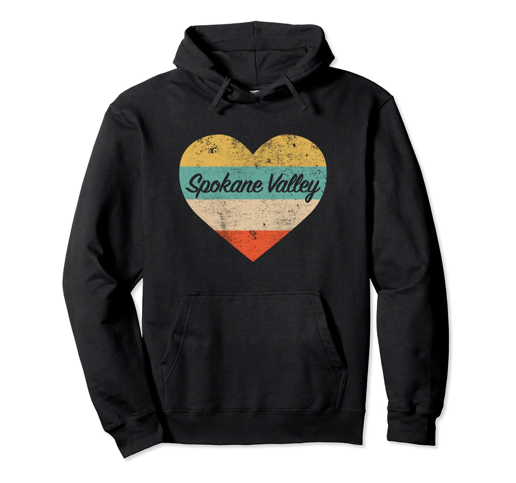 I Love Spokane Valley Washington Hoodie - Unique Graphic for Adults - T-Shirt, Sweatshirt, Hoodie