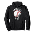 Baseball Dad Baseball Player Dad Hoodie - Trendy Graphic Men Women - T-Shirt, Sweatshirt, Hoodie