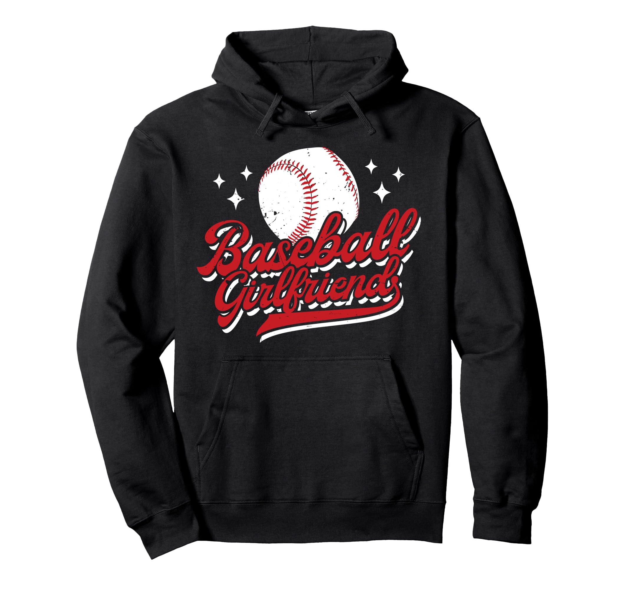 Baseball Girlfriend Proud Girlfriend Hoodie - Aesthetic Graphic for Adults - T-Shirt, Sweatshirt, Hoodie