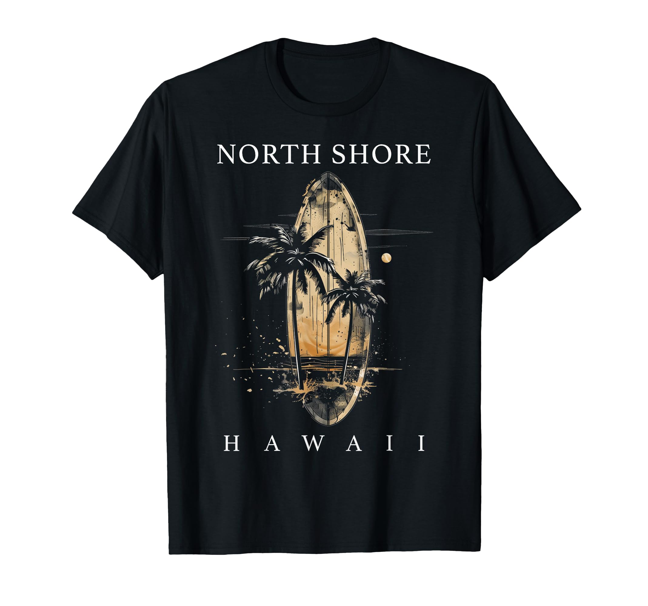 Surf Board North Shore Hawaii Oahu T-Shirt - Aesthetic Graphic Unisex - T-Shirt, Sweatshirt, Hoodie