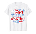 Tired Moms Basketball Game Day T-Shirt - Aesthetic Graphic Unisex - T-Shirt, Sweatshirt, Hoodie