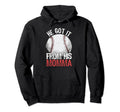 Mama Game Day He Got It From His Momma Hoodie - Unique Graphic Unisex - T-Shirt, Sweatshirt, Hoodie