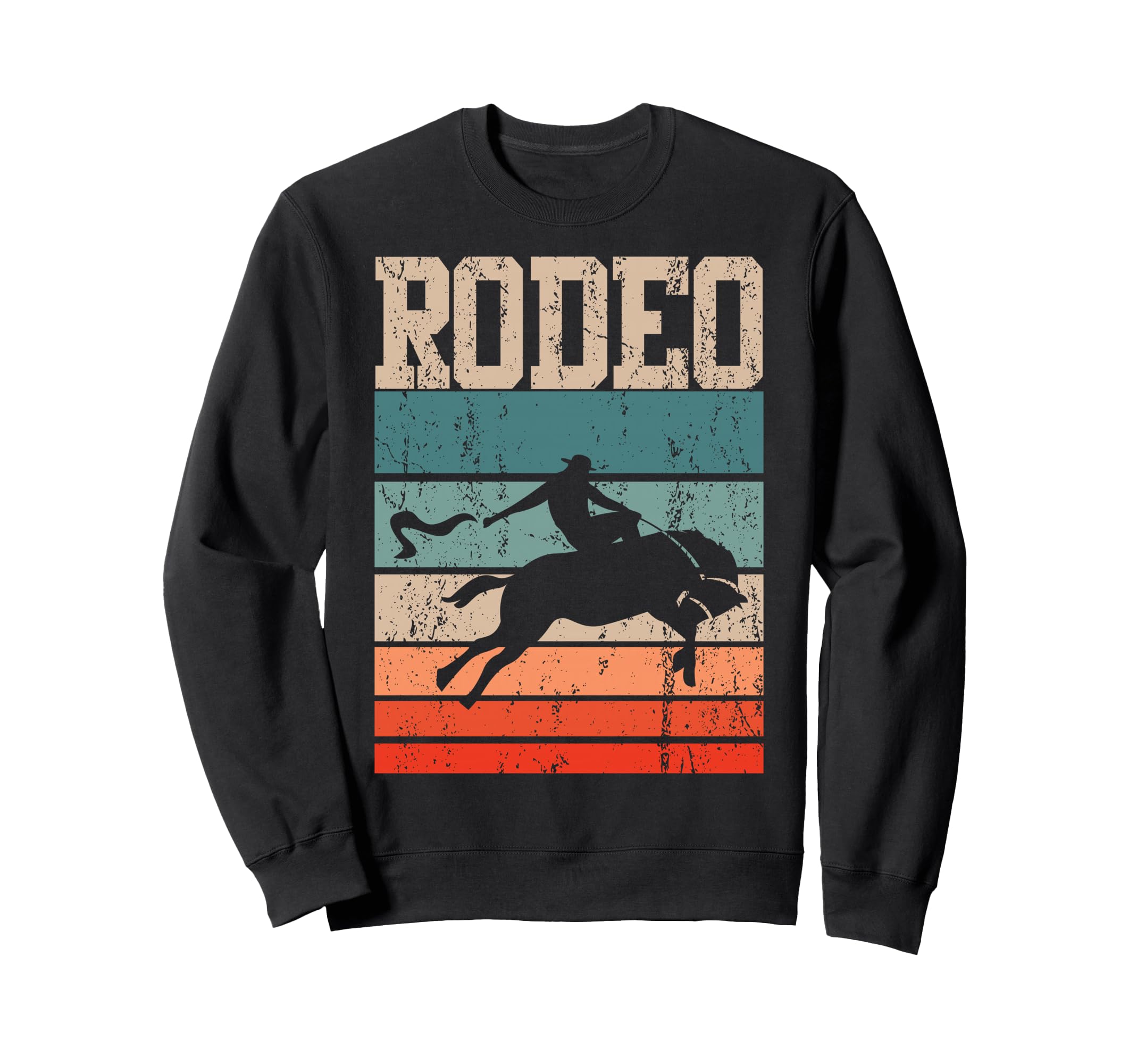 Rodeo Cowboy Horse Riding Sweatshirt - Fun Novelty Design Men Women - T-Shirt, Sweatshirt, Hoodie