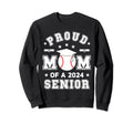 Proud Mom 2024 Senior Highschool Sweatshirt - Minimalist Print Men Women - T-Shirt, Sweatshirt, Hoodie