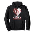 Ball Mom Heart Funny Football Hoodie - Aesthetic Graphic Men Women - T-Shirt, Sweatshirt, Hoodie