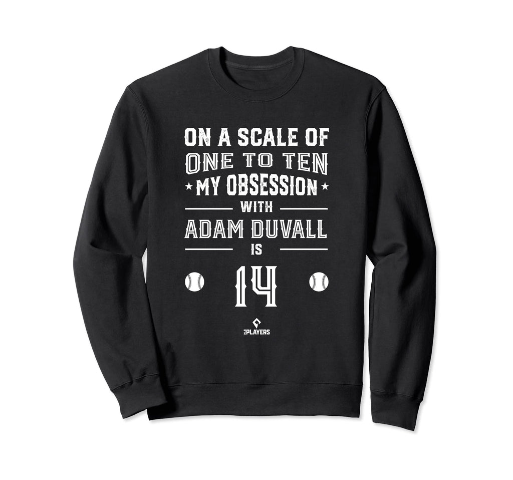 Adam Duvall Obsession Mlbpa Atlanta Sweatshirt - Graphic Print Men Women - T-Shirt, Sweatshirt, Hoodie