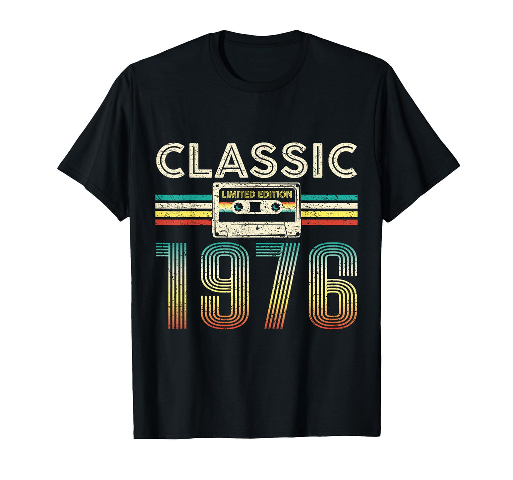 1976 50 Years Old Cassette Tape 50Th T-Shirt - Streetwear Style for Adults - T-Shirt, Sweatshirt, Hoodie