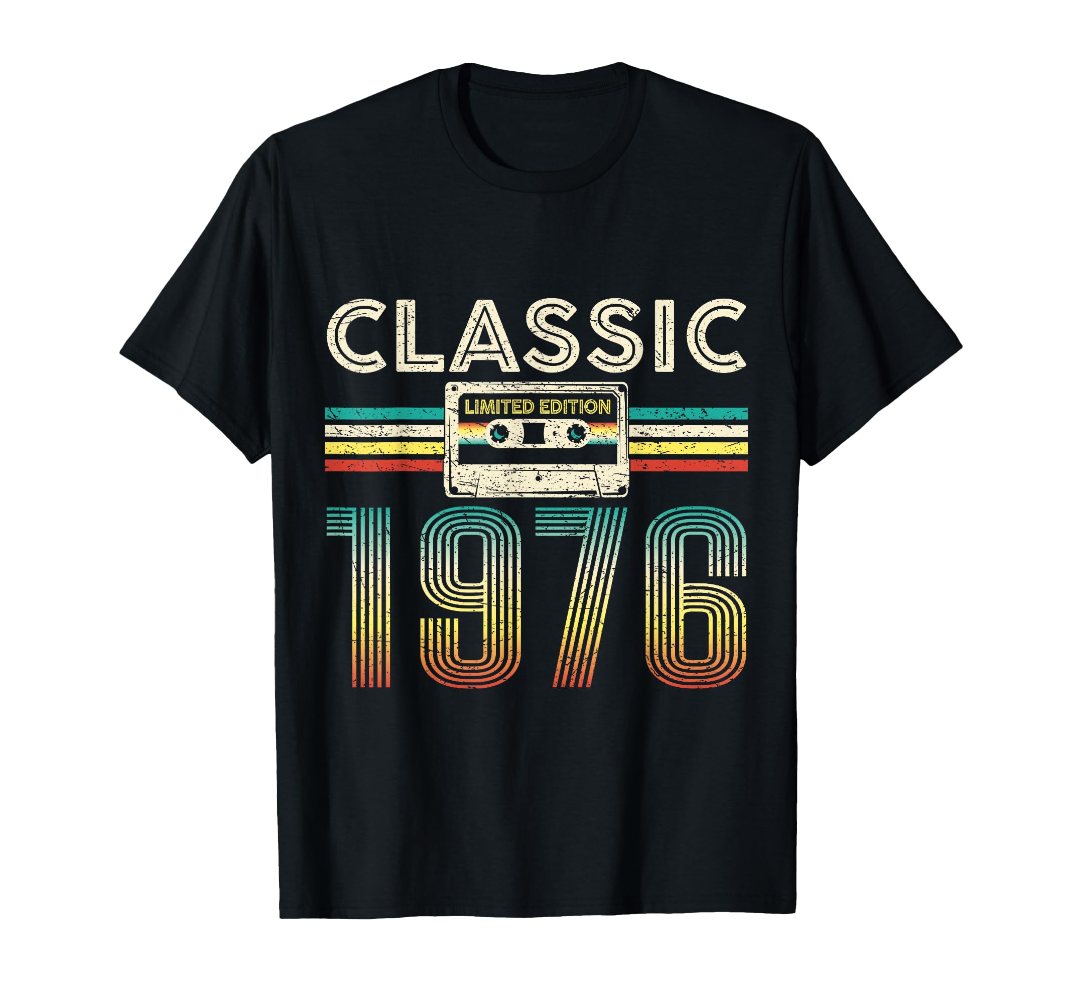 1976 50 Years Old Cassette Tape 50Th T-Shirt - Streetwear Style for Adults - T-Shirt, Sweatshirt, Hoodie