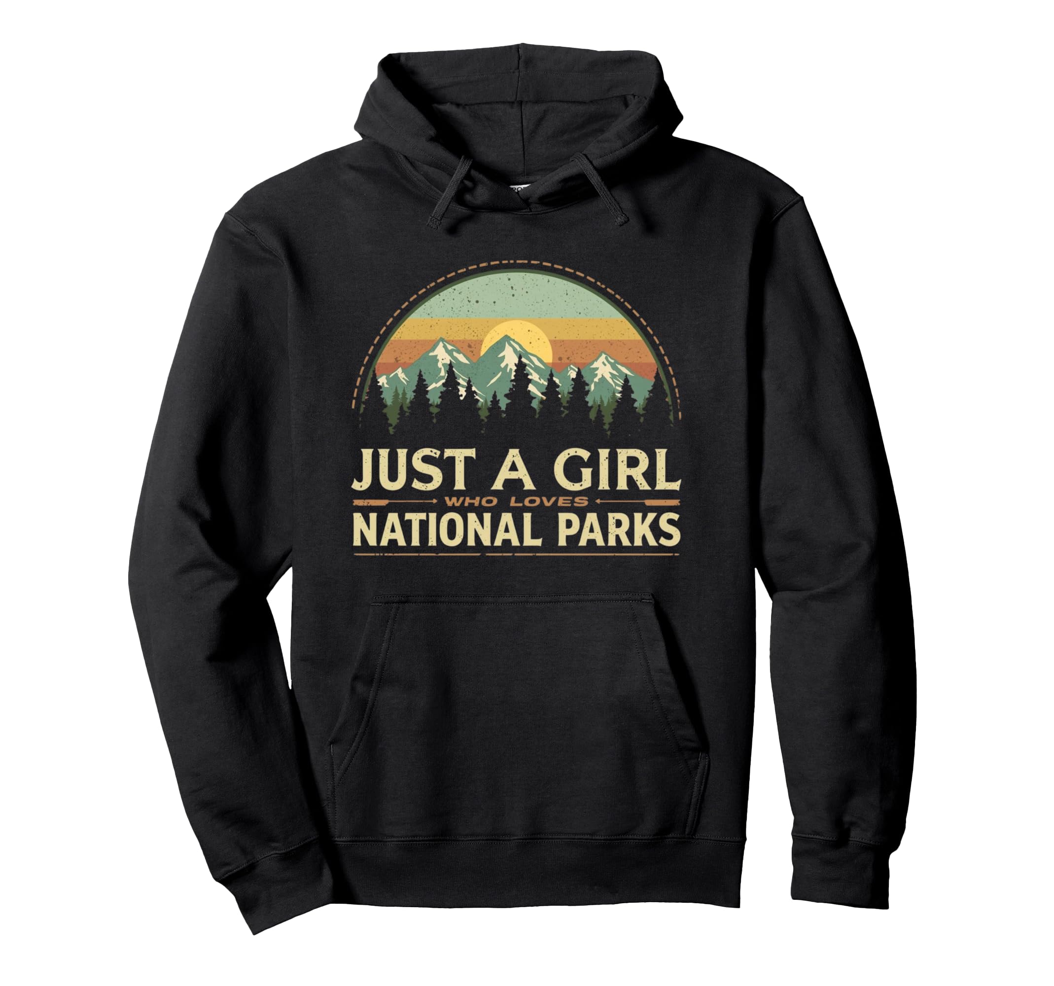 Just Who Loves National Parks Hoodie - Custom Art Print for Adults - T-Shirt, Sweatshirt, Hoodie